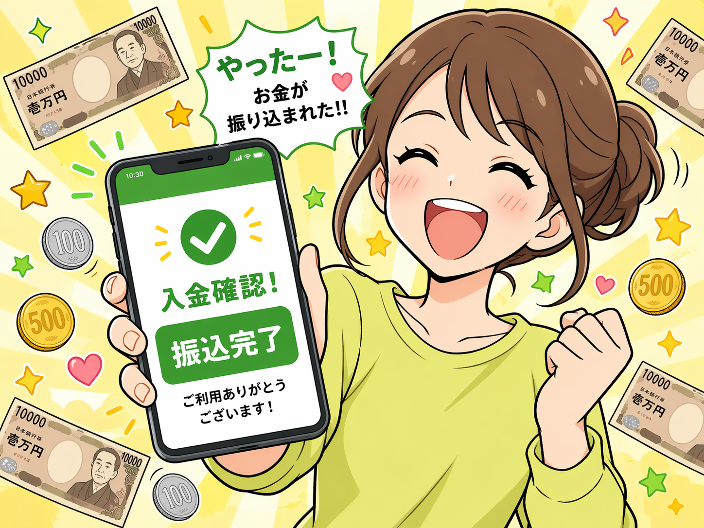 �U�������Ŋ��ł���L�����N�^�[